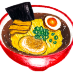 しょうゆラーメンのイラスト