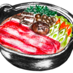 すき焼きのイラスト