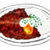 キーマカレーのイラスト