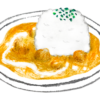 バターチキンカレーのイラスト