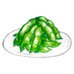 枝豆のイラスト