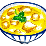 親子丼のイラスト