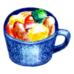 ポトフ_野菜のスープのイラスト