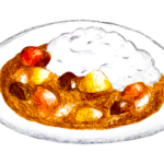 カレーライスのイラスト