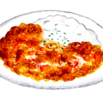 キーマカレーのイラスト