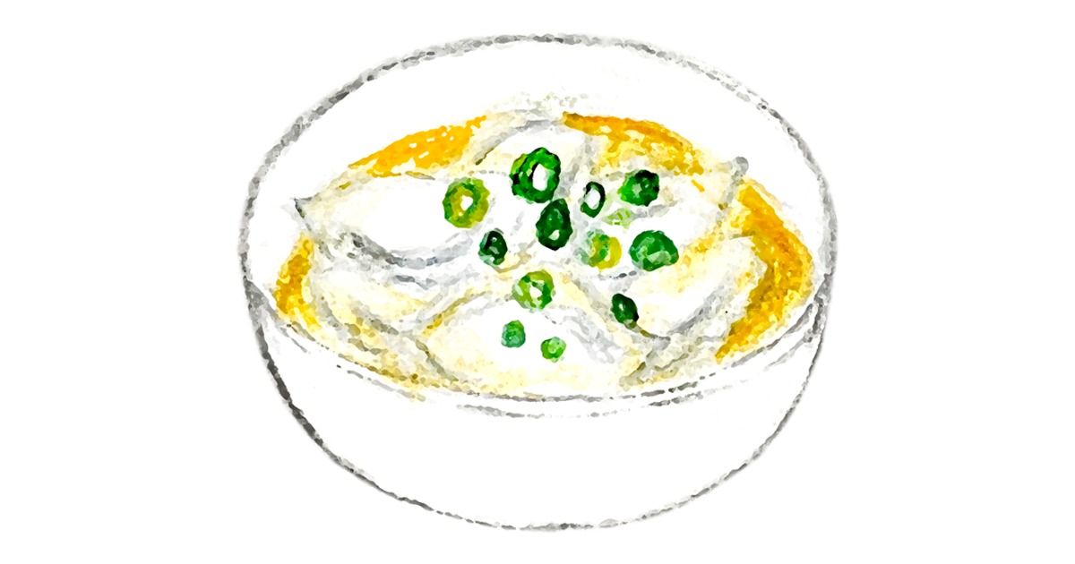 スープ餃子のイラスト