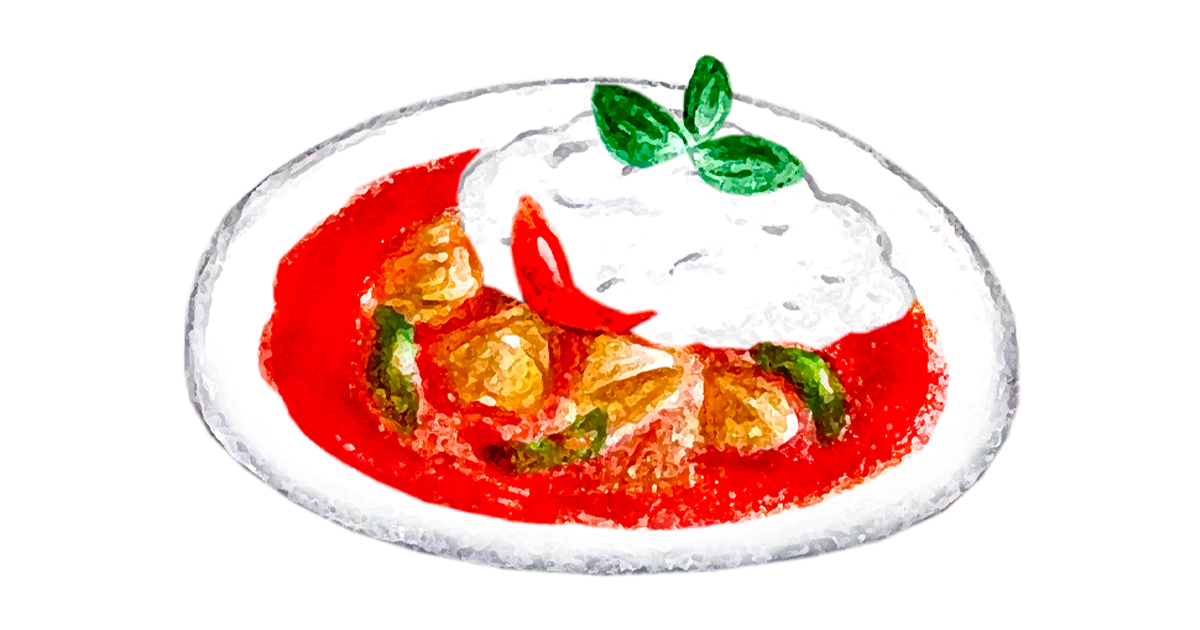 レッドカレーのイラスト